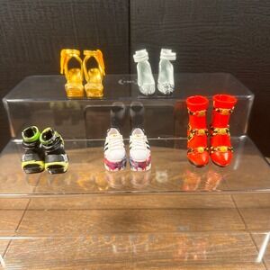 Rainbow High Mini Accessories - Boots High Heels Sneakers - Lot of 5 shoes - EUC